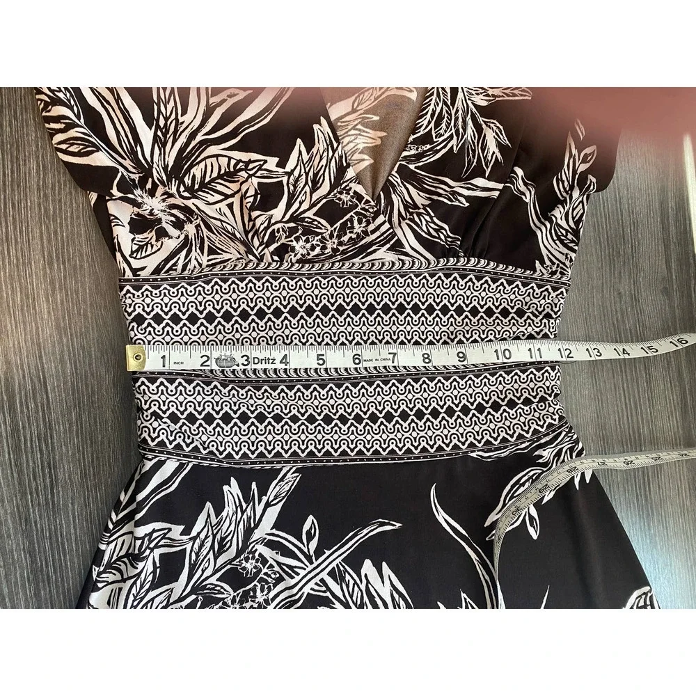 Max & Cleo Tropical‎ Print Knee Length Dress